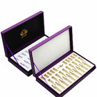 Makijaż zewnętrzny Pudełka do pakowania kosmetyków CCNB Drewniany zestaw na zawiasach Pielęgnacja skóry Piękno z paskiem wstążkowym