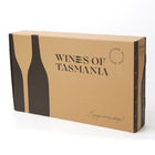 Pudełka Fasonowe z tektury falistej z czarnym nadrukiem 6B Karton do wysyłki wina