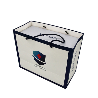 kupować Torba na zakupy z papieru CDR nadająca się do recyklingu CMYK PMS z uchwytami linowymi online manufacture