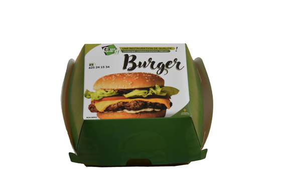 kupować Pudełka Fasonowe z Falistej Jednoczęściowej FSC Pudełka Mini Burger Party online manufacture