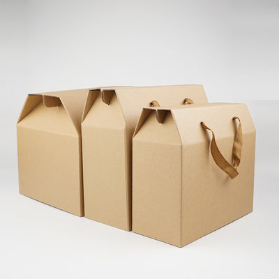 kupować Eco-Friendly Custom Logo Printed Corrugated Cardboard Mailer Box Gift Box With Handle online manufacture