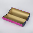Jednoczęściowe luksusowe pudełka na prezenty 70 mm tuba tekturowa matowy metaliczny nadruk