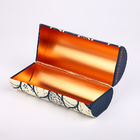 Jednoczęściowe luksusowe pudełka na prezenty 70 mm tuba tekturowa matowy metaliczny nadruk