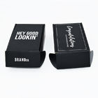 Czarne małe 3-warstwowe pudełka z tektury falistej do pakowania prezentów rzemieślniczych