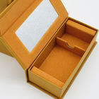 Sztywne, luksusowe pudełko do pielęgnacji skóry z olejkiem eterycznym i serum pod oczy z logo lusterka i folii golfowej