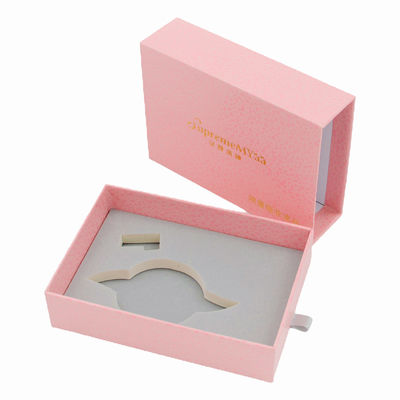 kupować Wycięcia Wkładka DIY Pudełka na prezenty z wysuwaną szufladą 120g Różowy sztywny karton online manufacture