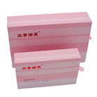 Pudełka na prezenty z wysuwaną szufladą o gramaturze 1400 g / m2 Sztywne różowe dopasowanie do szarej tablicy Push And Pull ISO9001