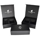 Perfumy samochodowe Zamknięcie magnetyczne Sztywne pudełka Luksusowe niestandardowe czarne skórzane PU Book Shape Handmade