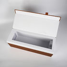 Wkładka EVA Wkładka Sztywne pudełko magnetyczne Szara tablica Składane pudełko na wino z klapką