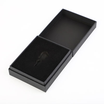 kupować Greyboard Sztywne papierowe pamiątkowe pudełka na prezenty Matowa czarna wkładka EVA 30mm online manufacture