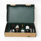 Sztywna tektura Pudełko na butelkę wina Whisky Gin Neck Holder Pudełko do pakowania