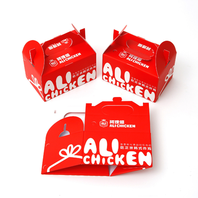Niestandardowe chipsy z recyklingu Pudełko jednorazowe Fast Food Roast Take Away Box For Resataurant