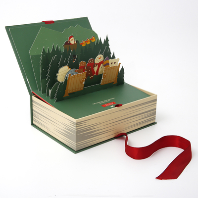 3D Pop-Up Sztywne kartonowe pudełko kosmetyczne Opakowanie ODM ISO z panelem magnetycznym