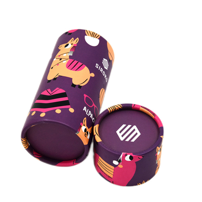 Pudełka z tektury falistej nadające się do recyklingu Mieszane kolorowe okrągłe pudełko na chusteczki Podróżny uchwyt samochodowy na kubek