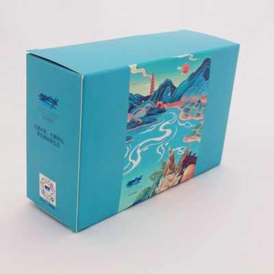 ISO9001 CMYK Niebieski papier Pudełka z tektury falistej Niestandardowe pudełka na zabawki